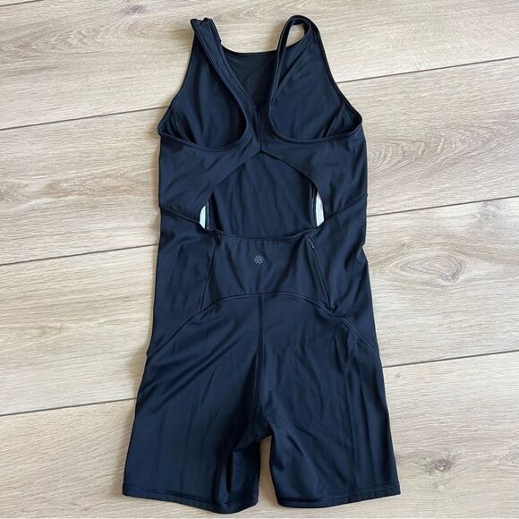 ATHLETA Lightning Unitard in Supersonic Black Size Small - Picture 10 of 14